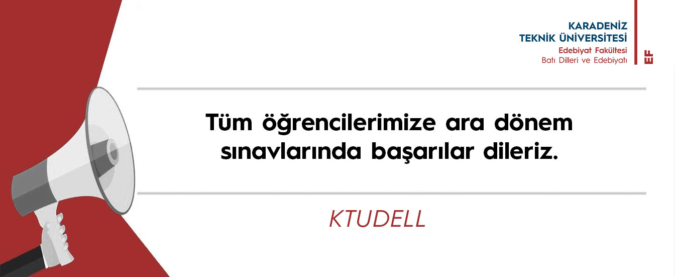 KTUDELL Ara Sınav Tebrik