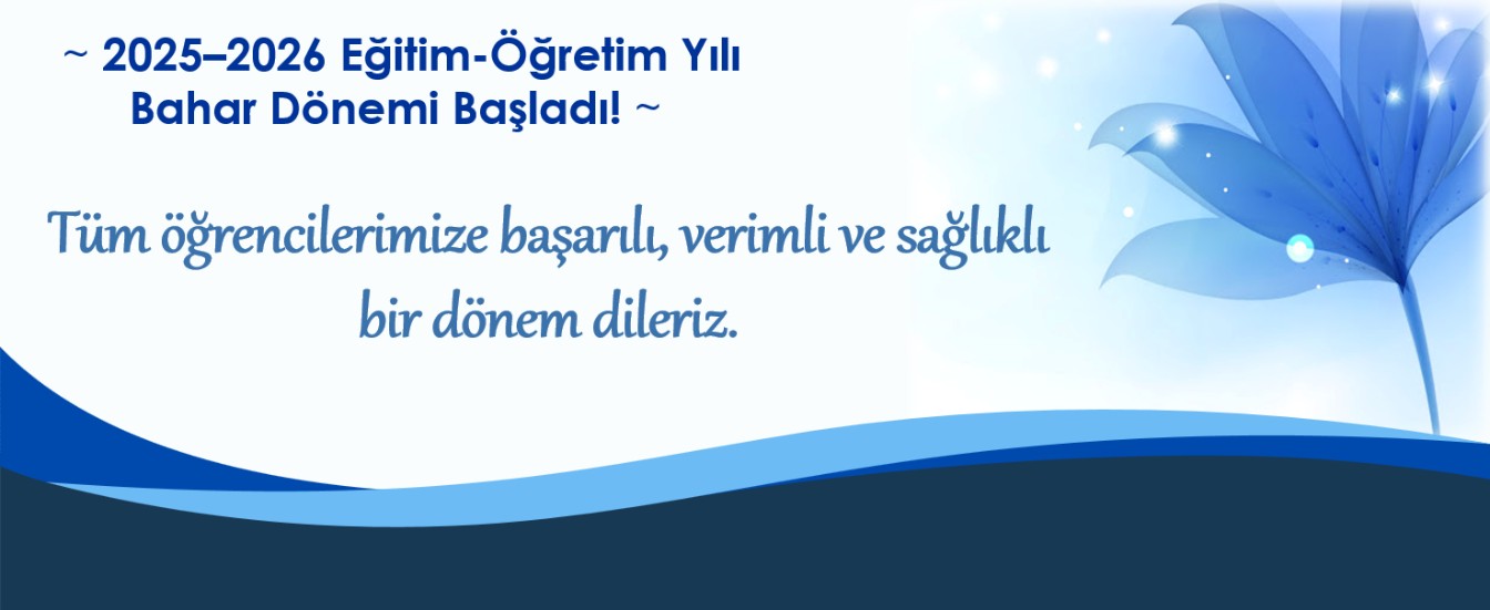 20225-2026 Bahar Dönemi