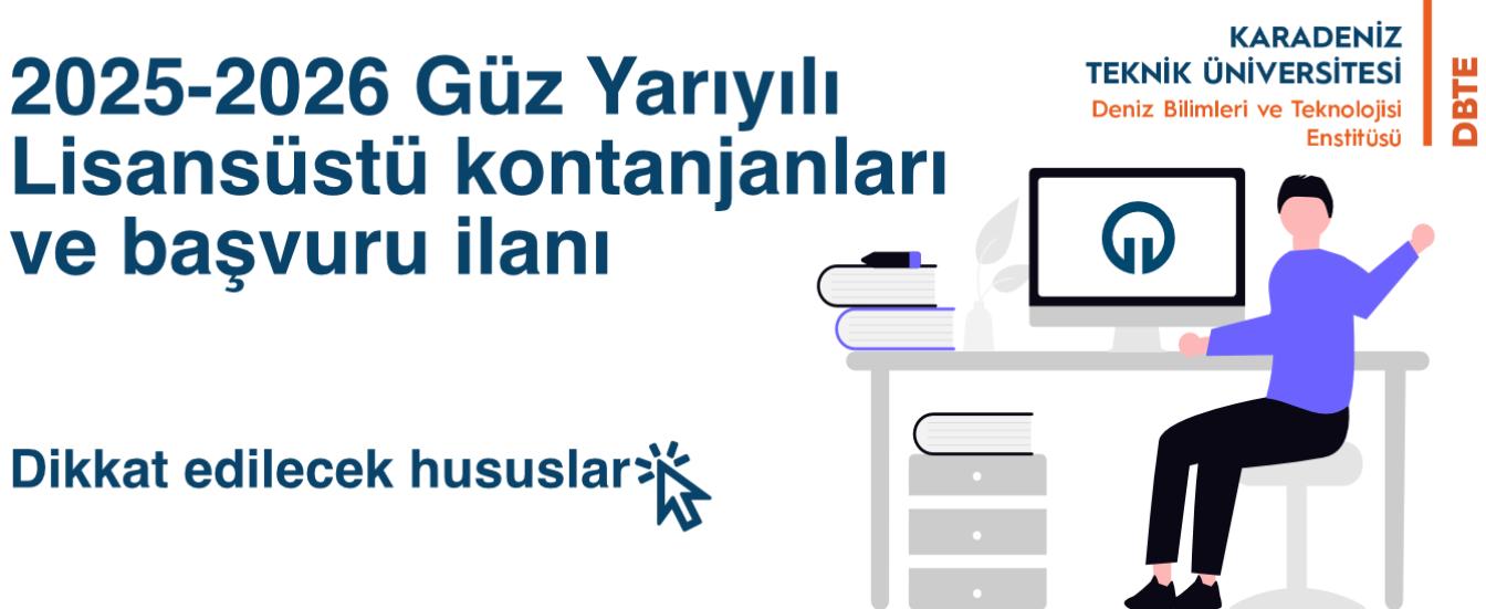 2025-2026 Güz kontenjan ve takvim