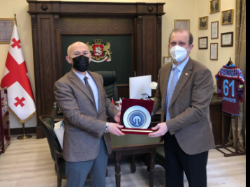 Rektörümüz, Gürcistanın Trabzon Başkonsolosunu Ziyaret Etti