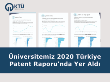 Üniversitemiz 2020 Türkiye Patent Raporu'nda Yer Aldı