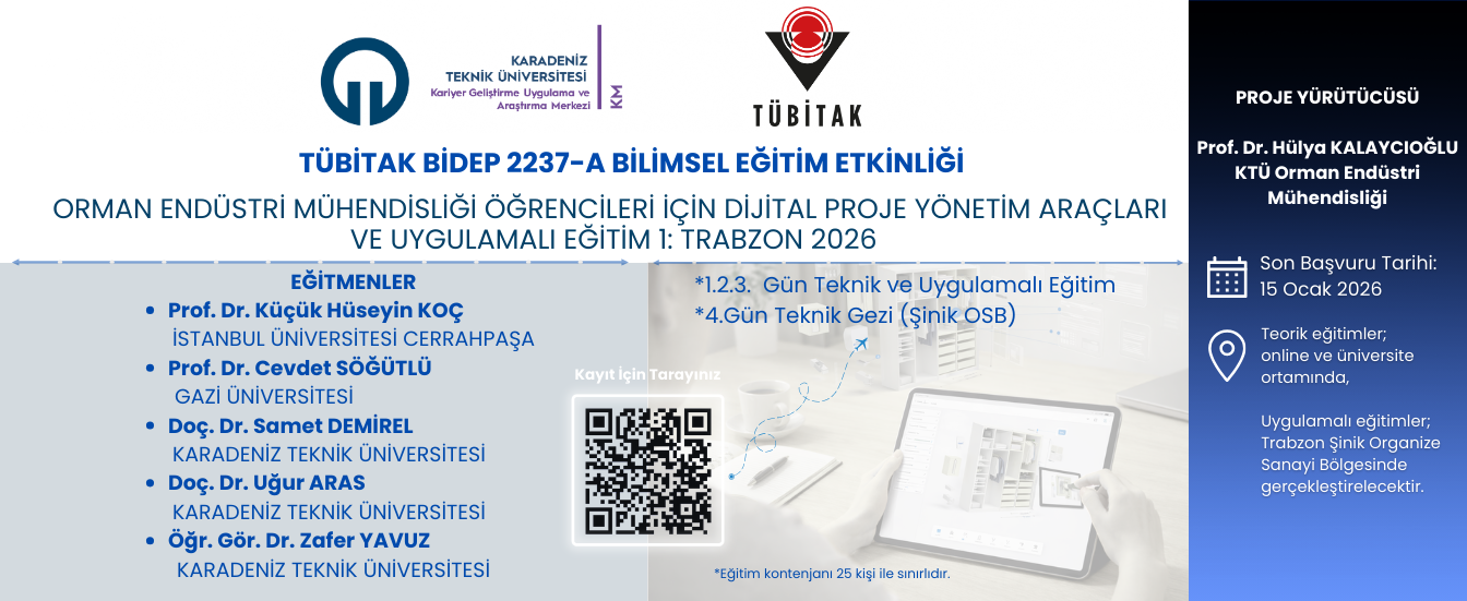 Tübitak Bidep 2237-A Bilimsel Eğitim Etkinliği