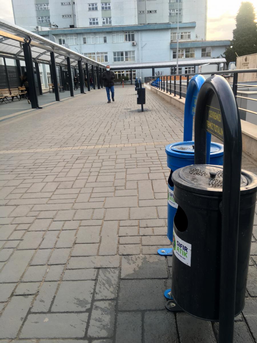 temizlik makine konteyner