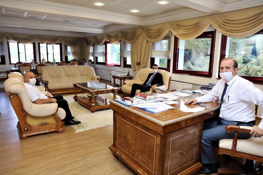 SGK Trabzon İl Müdürü Erdem AKBAY ve Sağlık Sosyal Güvenlik Merkezi Müdürü Ali Cengiz NUHOĞLU