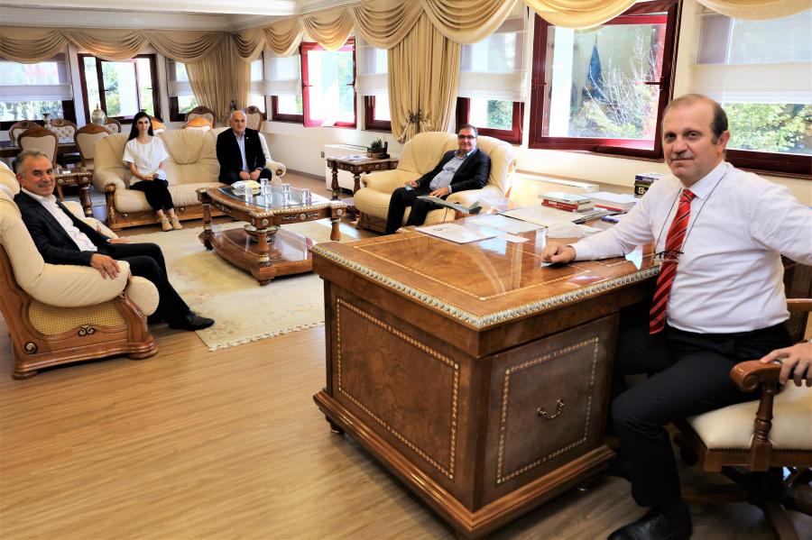 Trabzon Ticaret Borsası Meclis Başkanı Sebahattin ASLANTÜRK ve Yönetim Kurulu Başkanı Eyüp ERGAN