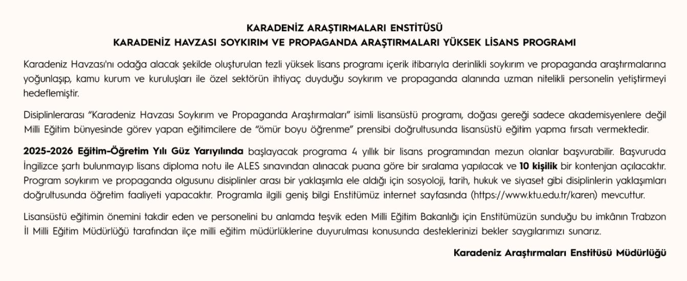 Milli Eğitim Yazı