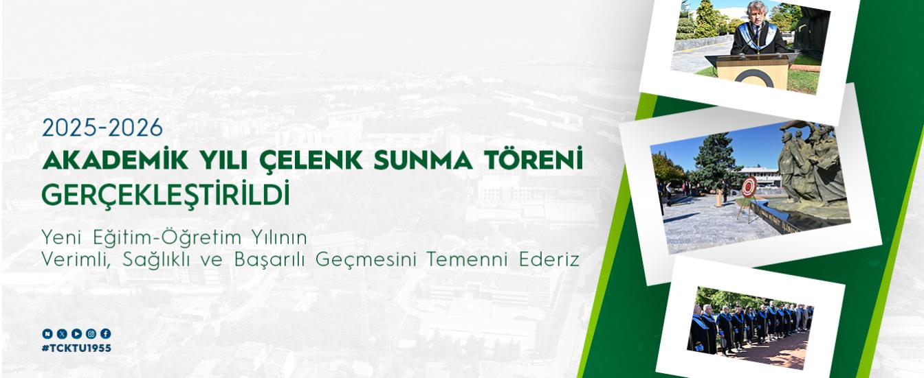 Üniversitemizde 2025-2026 Akademik Yılı Çelenk Sunma Töreni Gerçekleştirildi