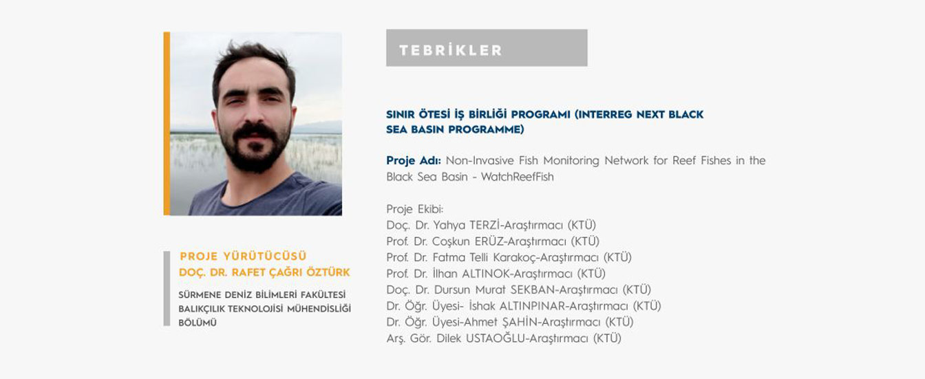 Non-Invasive Fish Monitoring Network for Reef Fishes in the Black Sea Basin - WatchReefFish