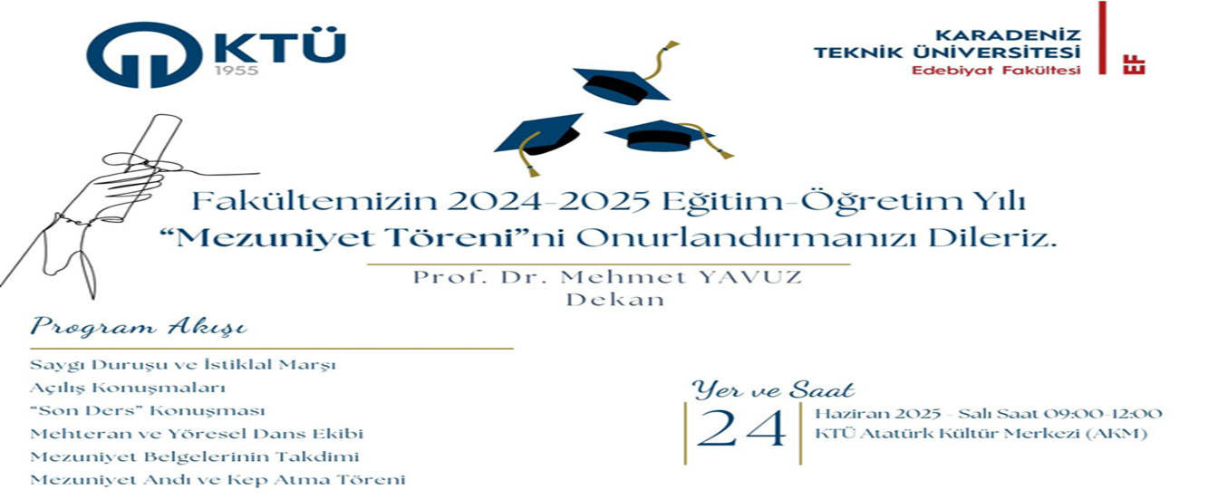 Edebiyat Fakültesi Mezuniyet Töreni