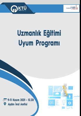 Uzmanlık Eğitimi Uyum Programı (09-11 Kasım 2021)