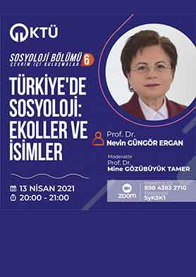 Sosyoloji Bölümü Çevrim İçi Buluşmaları-6