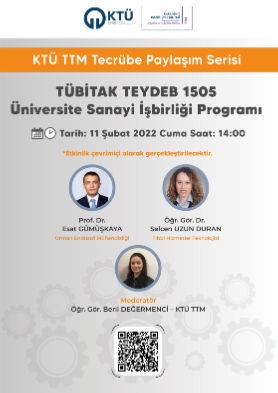 TÜBİTAK TEYDEB 1505 Üniversite Sanayi İşbirliği Programı