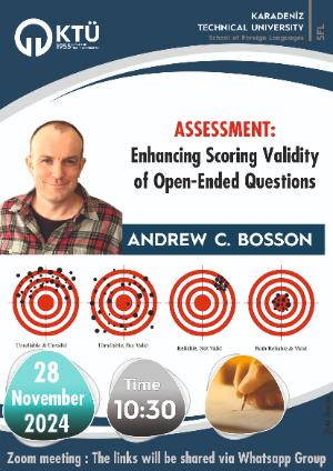 Andrew C.BOSSON "Assessment: Enhancing Scoring Validity of Open-Ended Questions"