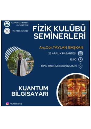 Seminer - Kuantum Bilgisayarı