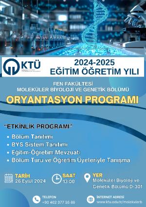 MBG Bölümü Oryantasyon Programı