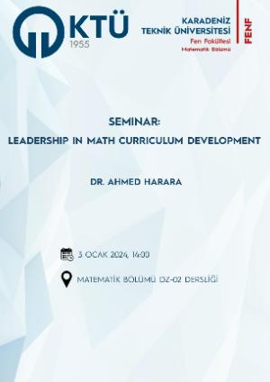 Leadership In Math Curriculum Development