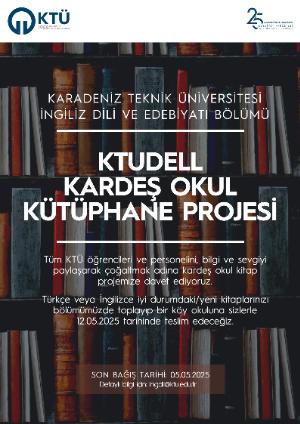 KTUDELL Kardeş Okul Kütüphane Projesi