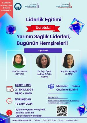 "Yarının Sağlık Liderleri, Bugünün Hemşireleri!" Liderlik Eğitimi