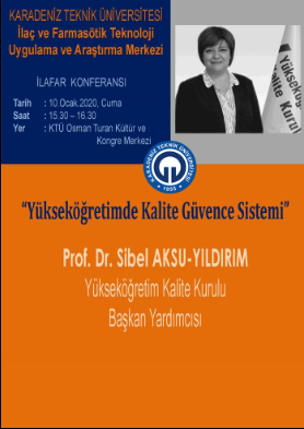 İLAFAR- Konferans Yükseköğretimde Kalite Güvence Sistemi 