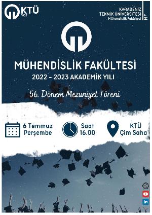 2022-2023 Akademik Yılı Mühendislik Fakültesi Mezuniyet Töreni