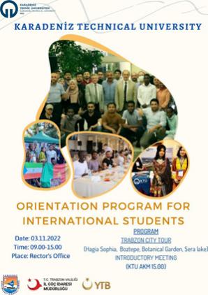 Oriantation Program for International Students