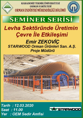 OEM Seminer Serisi - Levha Sektöründe Üretimin Çevre ile Etkileşimi