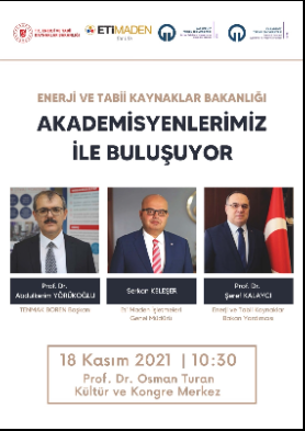 Enerji ve Tabii Kaynaklar Bakanlığı Akademisyenlerimiz İle Buluşuyor