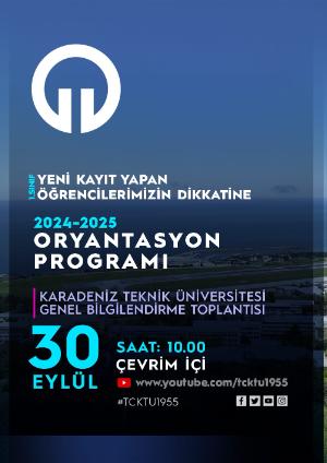 2024-2025 Oryantasyon Programı