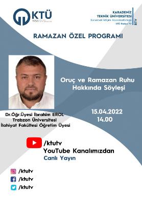 Gündem Özel- Oruç ve Ramazan Ruhu Hakkında Söyleşi