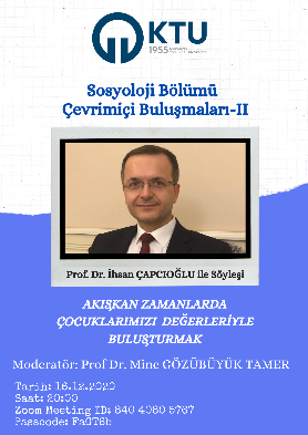 Sosyoloji Bölümü Çevrimiçi Buluşmaları-II