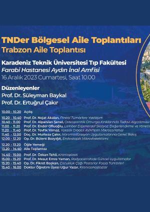 TNDer Bölgesel Aile Toplantıları 
(Trabzon Aile Toplantısı)