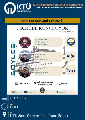 Kariyer Günleri Etkinliği
"Tecrübe Konuşuyor"