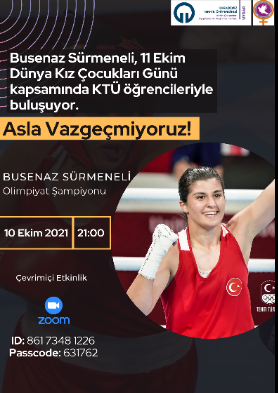 Busenaz Sürmeneli KTÜ Öğrencileriyle Buluşuyor