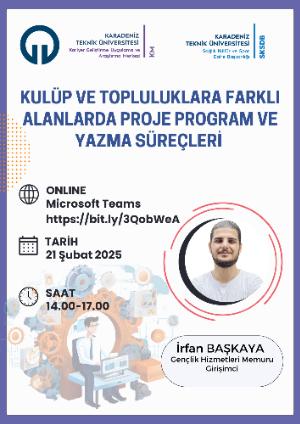 Kulüp ve Topluluklara Farklı Alanlarda Proje Program ve Yazma Süreçleri