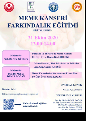 Webinar Duyurusu: Meme Kanseri Farkındalık Eğitimi