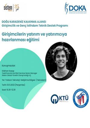 Girişimcilerin Yatırım ve Yatırımcıya Hazırlanması Eğitimi