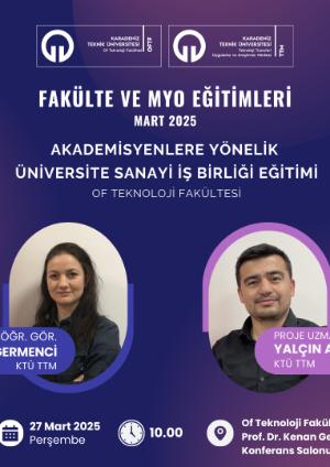 Akademisyenlere Yönelik Üniversite Sanayi İş Birliği Eğitimi