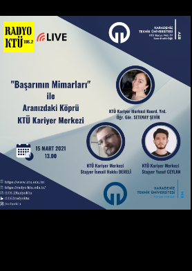 "Başarının Mimarları" ile Aranızdaki Köprü KTÜ Kariyer Merkezi