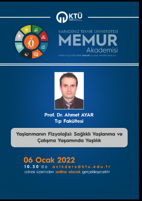 Yaşlanmanın Fizyolojisi: Sağlıklı Yaşlanma ve Çalışma Yaşamında Yaşlılık