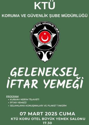 Geleneksel İftar Yemeği