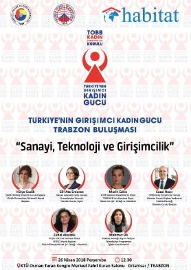 Türkiye'nin Girişimci Kadın Gücü Trabzon Buluşması "sanayi, Teknoloji ve Girişimcilik Kongresi" 