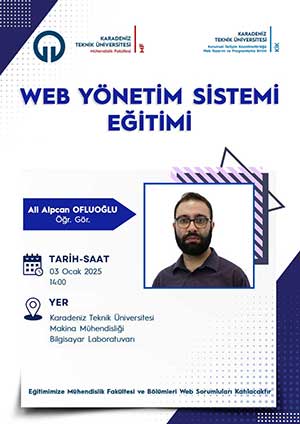 Web Yönetim Sistemi Eğitimi