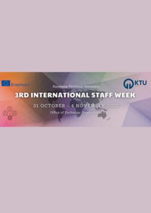 3rd İnternational Staff Week