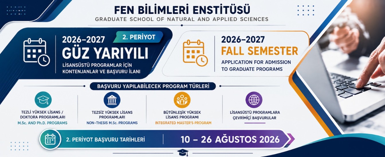 FBE | 2026-2027 Güz Yarıyılı Lisansüstü Programlara Başvuru İlanı - 2. Periyot