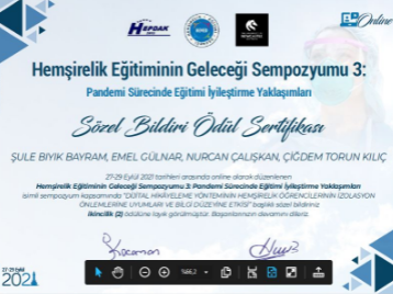 Sözel Bildiri Ödülü