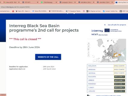 Interreg-Next proje Başvurusu tamamlandı