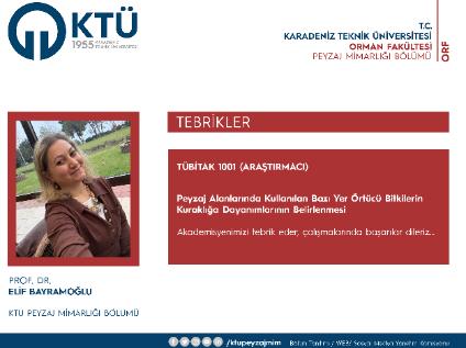 Akademisyenimize TÜBİTAK 1001 Proje Desteği