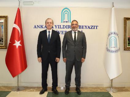 Ankara Yıldırım Beyazıt Üniversitesi'nin Yeni Rektörü'ne Karadeniz Teknik Üniversitesi'nden Tebrik Ziyareti