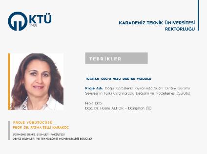 Prof. Dr. Fatma TELLİ KARAKOÇ'a TÜBİTAK 1002-A Hızlı Destek Proje Desteği