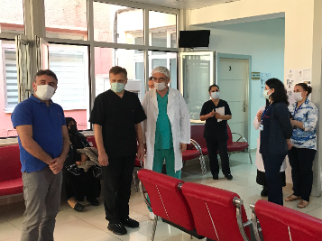 Başhekimimiz Yönetim Ekibiyle Hastanemizde İncelemelerde Bulundu